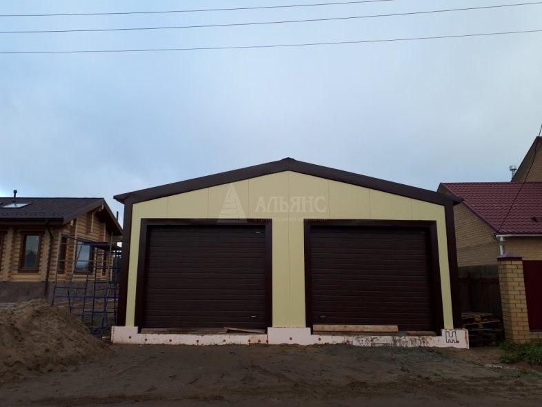 Гараж из сэндвич-панелей - фото 4