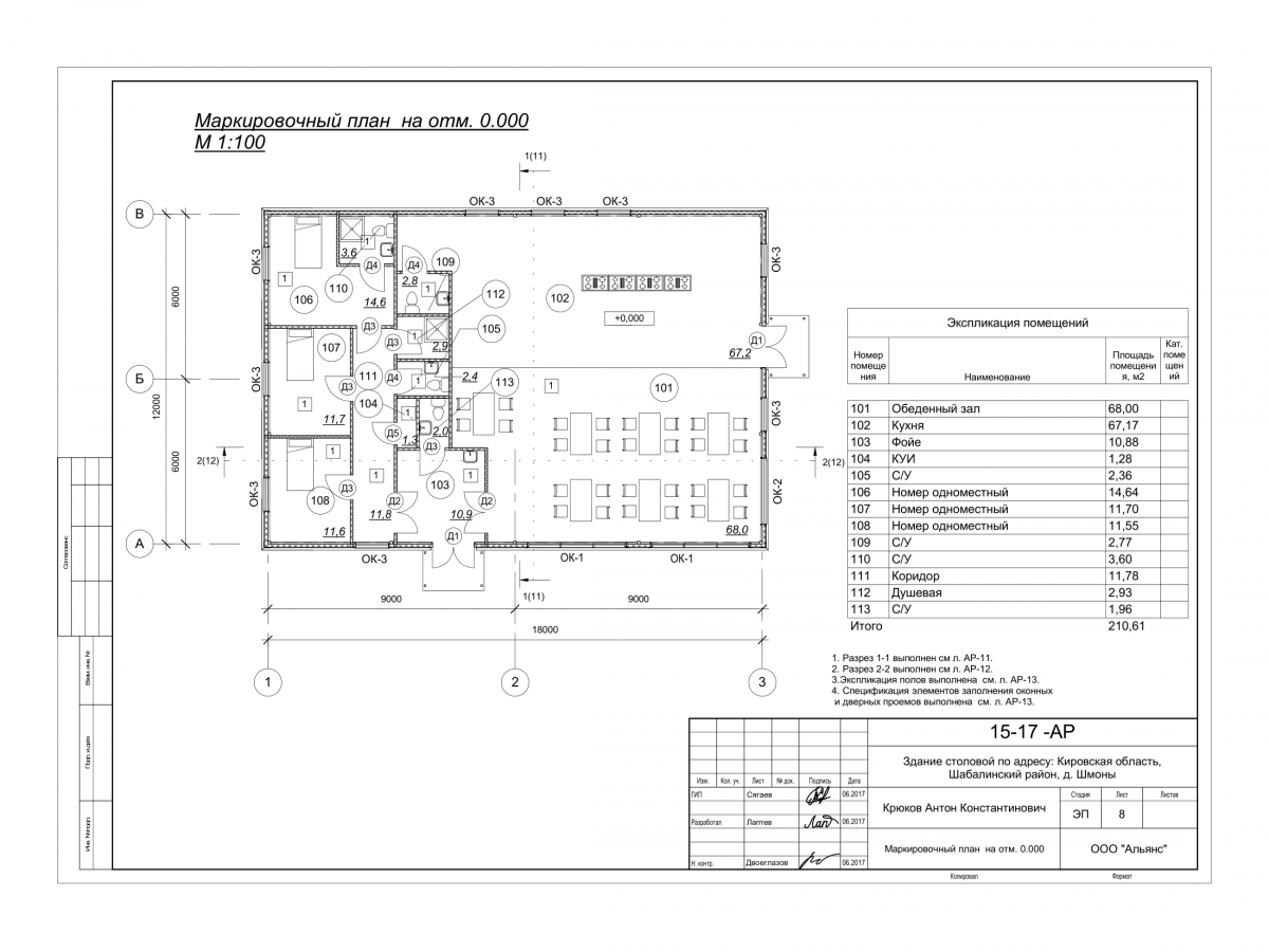 Планировка Кафе-столовая из сэндвич-панелей -  фото 5